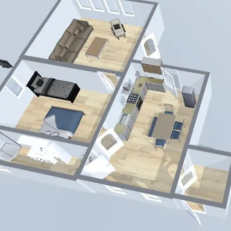 Apartmán Familienhof Mueritz *